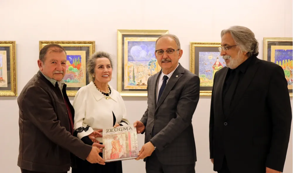 RESSAM ALEV BURHANOĞLU SANKO SANAT GALERİSİ’NDE SERGİ AÇTI